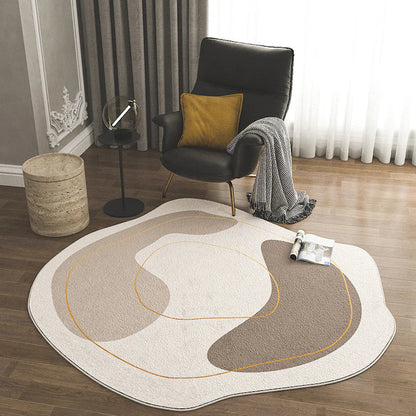 Rynx | Irregular round light luxury plush carpet