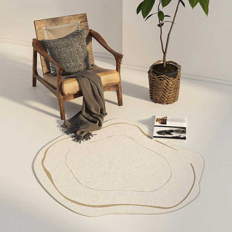 Rynx | Abstract Mountains and Moon Bath Mat