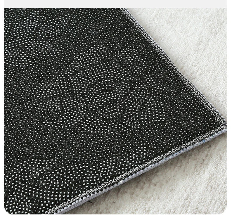 Rynx | Abstract Mountains and Moon Bath Mat