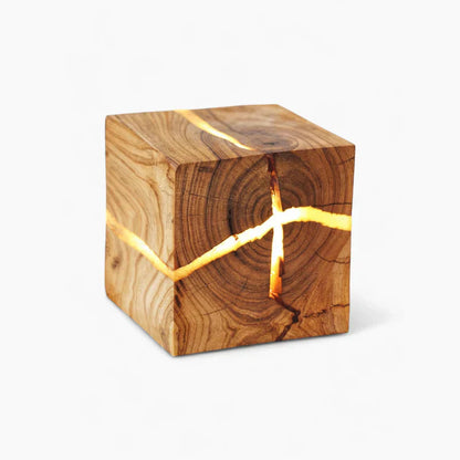 Rynx | CrackLumen - Unique rustic cracked table lamp