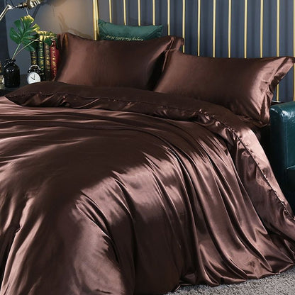 RYNX | Confortsatin - Bedding Set In Satin/Cotton 4 Pieces
