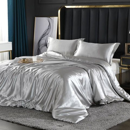 RYNX | Confortsatin - Bedding Set In Satin/Cotton 4 Pieces