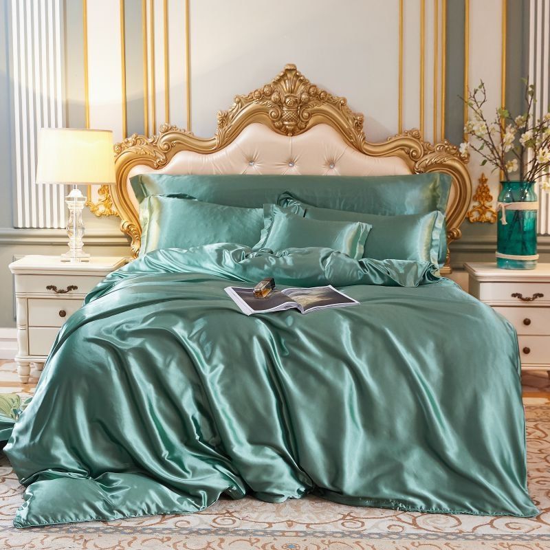 RYNX | Confortsatin - Bedding Set In Satin/Cotton 4 Pieces