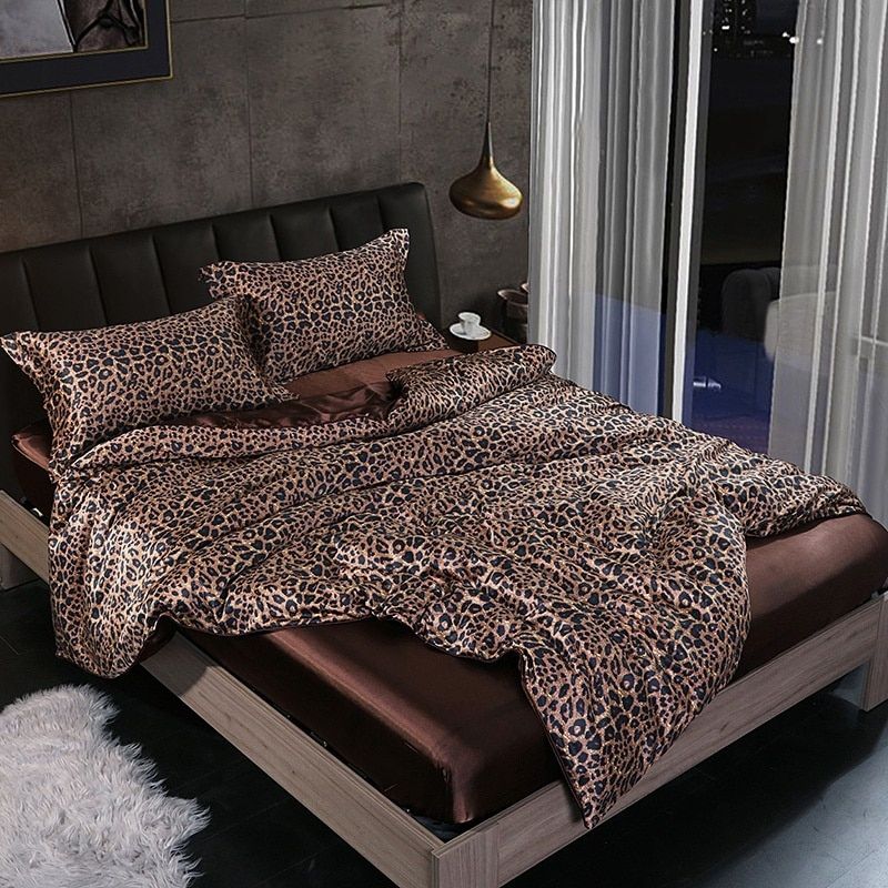 RYNX | Confortsatin - Bedding Set In Satin/Cotton 4 Pieces