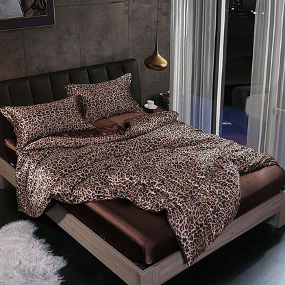 RYNX | Confortsatin - Bedding Set In Satin/Cotton 4 Pieces