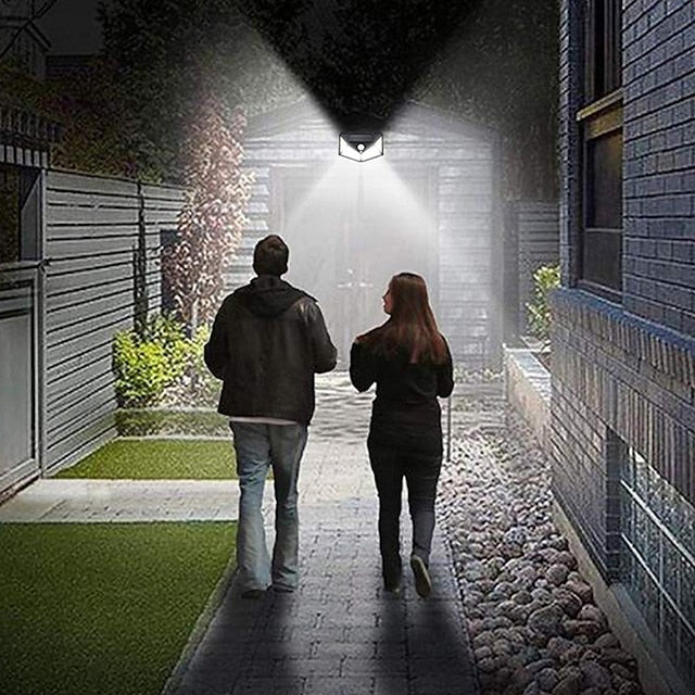 Rynx | Solar Motion Detector Wall Lighting Combination 4-Pack