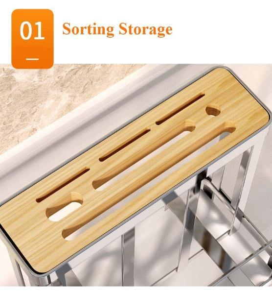 Rynx | Stainless Steel Kitchen Utensils Organizer Drying Rack