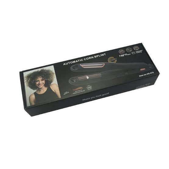 Rynx | New automatic hair straightener corn plate curling iron for women corn hair clips iron