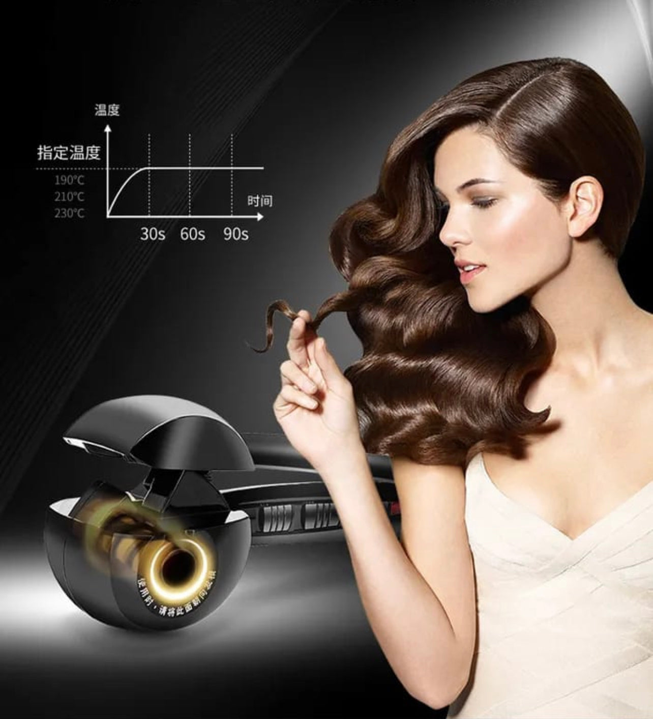 Rynx | Perfect Curl Automatic Hair Straightener