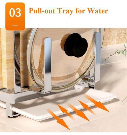 Rynx | Stainless Steel Kitchen Utensils Organizer Drying Rack