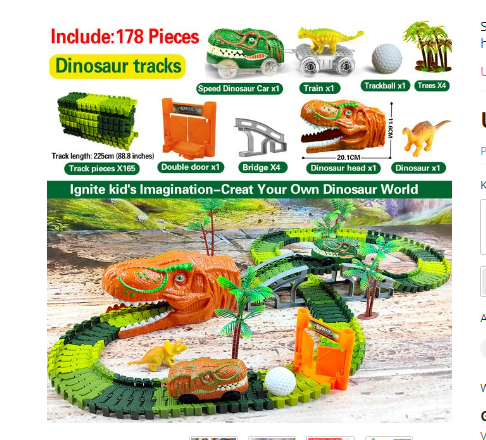 RYNX | Dinosaur Train Set | Interactive Play Set for Children