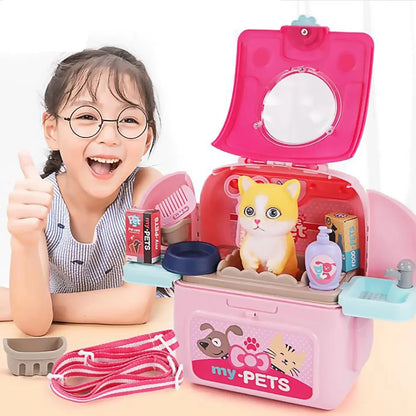 Rynx | Pet Paradise - Portable Pet Grooming Kit - For Kids - Play And Learn