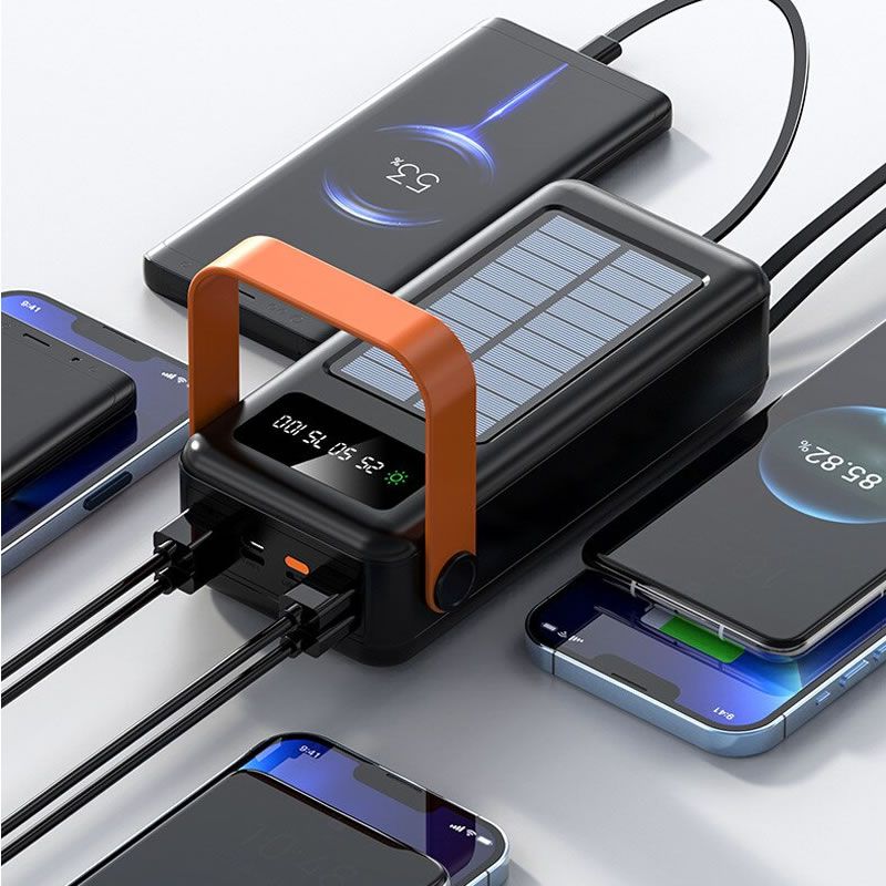 Rynx | Last discharge solar power bank 50000mah