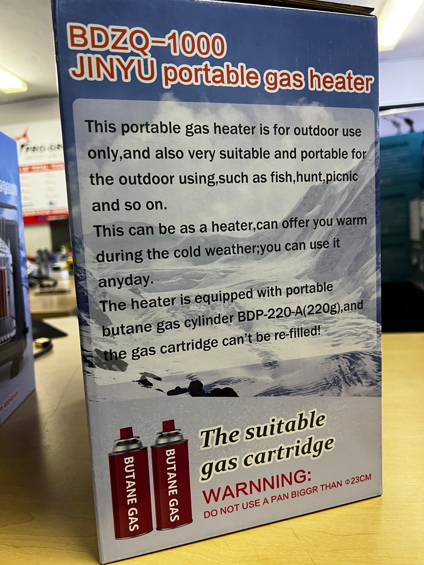 Rynx | Heater Outdoor Standing Including FREE Canister