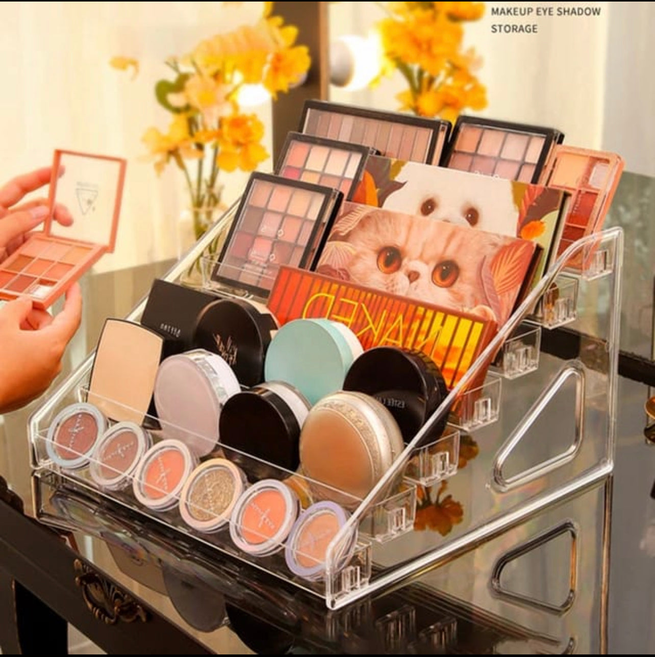 Rynx | Acrylic 7-tier Makeup Nail Polish Storage Organizer