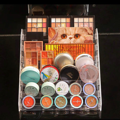 Rynx | Acrylic 7-tier Makeup Nail Polish Storage Organizer