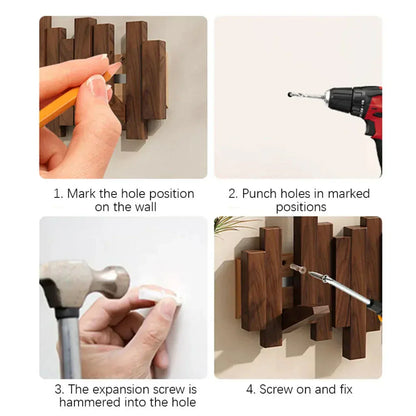 RYNX | Piano Wall Clock In Wood – Practical And Elegant For Organizing Your Entryway