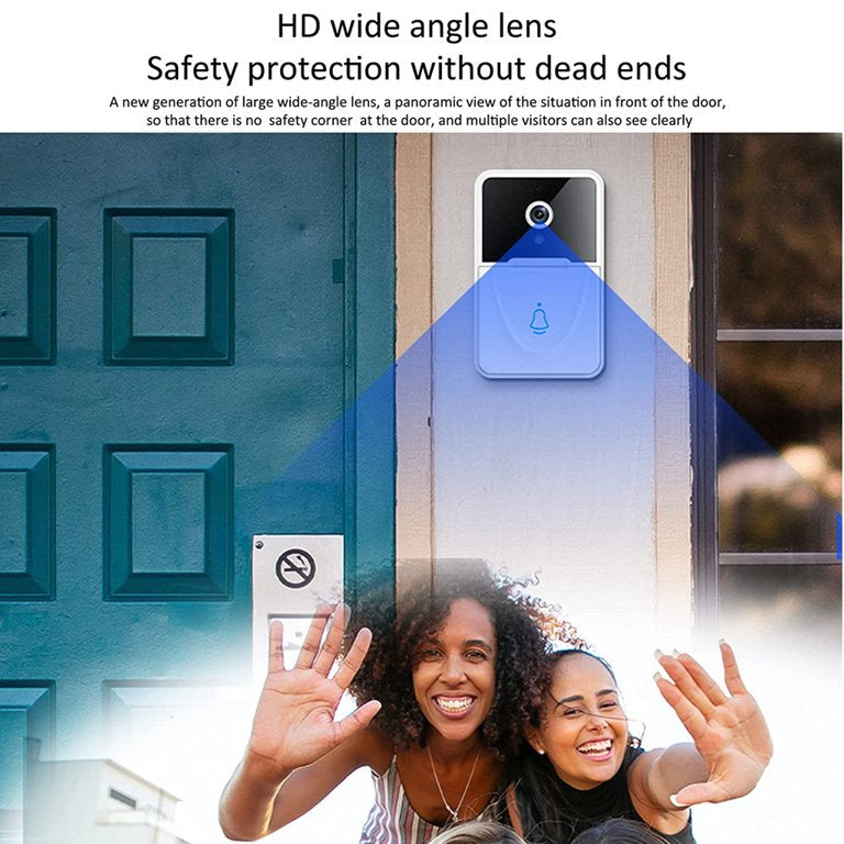 Rynx | Video Doorbell Camera, HD Smart Wireless WiFi Doorbell Security Camera, Night Vision, Two-Way Audio