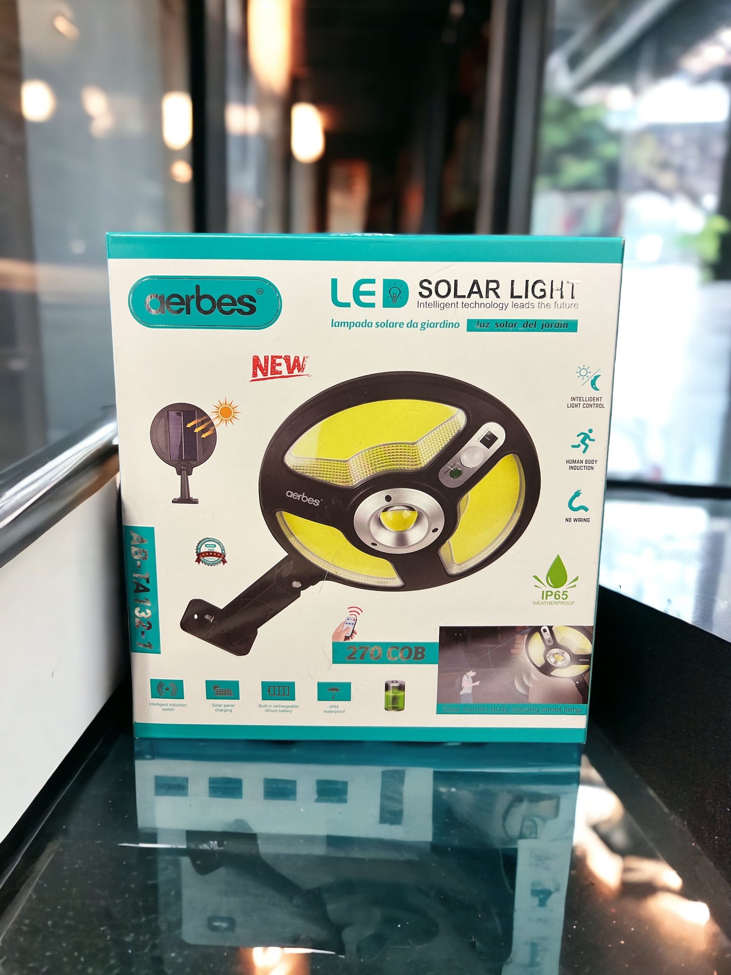 Rynx | Solar lamp 270 COB wall lamp outdoor solar waterproof street lamp garden landscape lighting