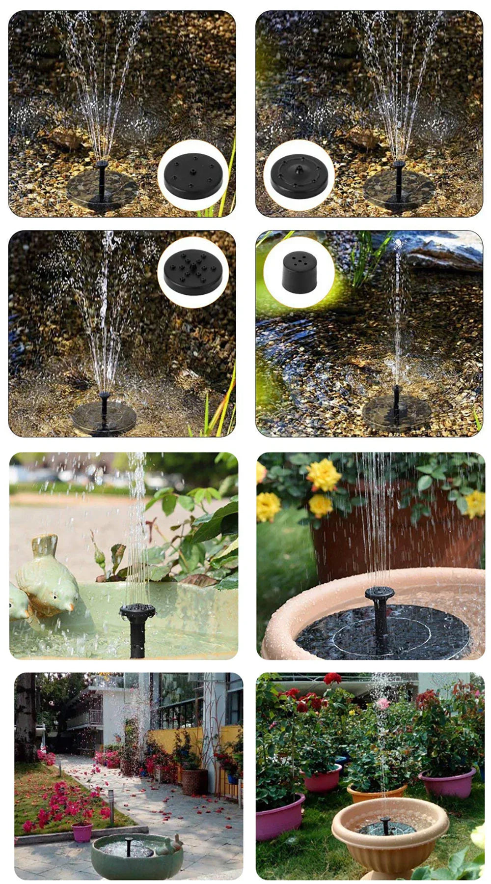 RYNX | Soothing Garden Fountain with Sunlight