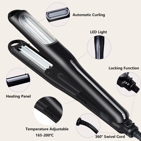 Rynx | New automatic hair straightener corn plate curling iron for women corn hair clips iron
