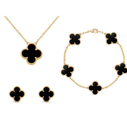 RYNX | Luxury Jewelry Clover For Women – Model Lyla Black
