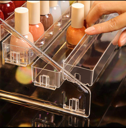 Rynx | Acrylic 7-tier Makeup Nail Polish Storage Organizer