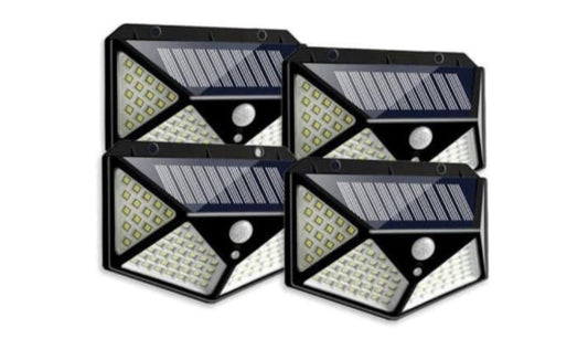 Rynx | Solar Motion Detector Wall Lighting Combination 4-Pack