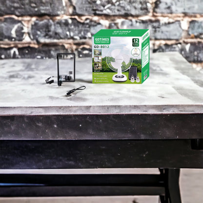 Rynx | Solar Charging Fan 12” with Light