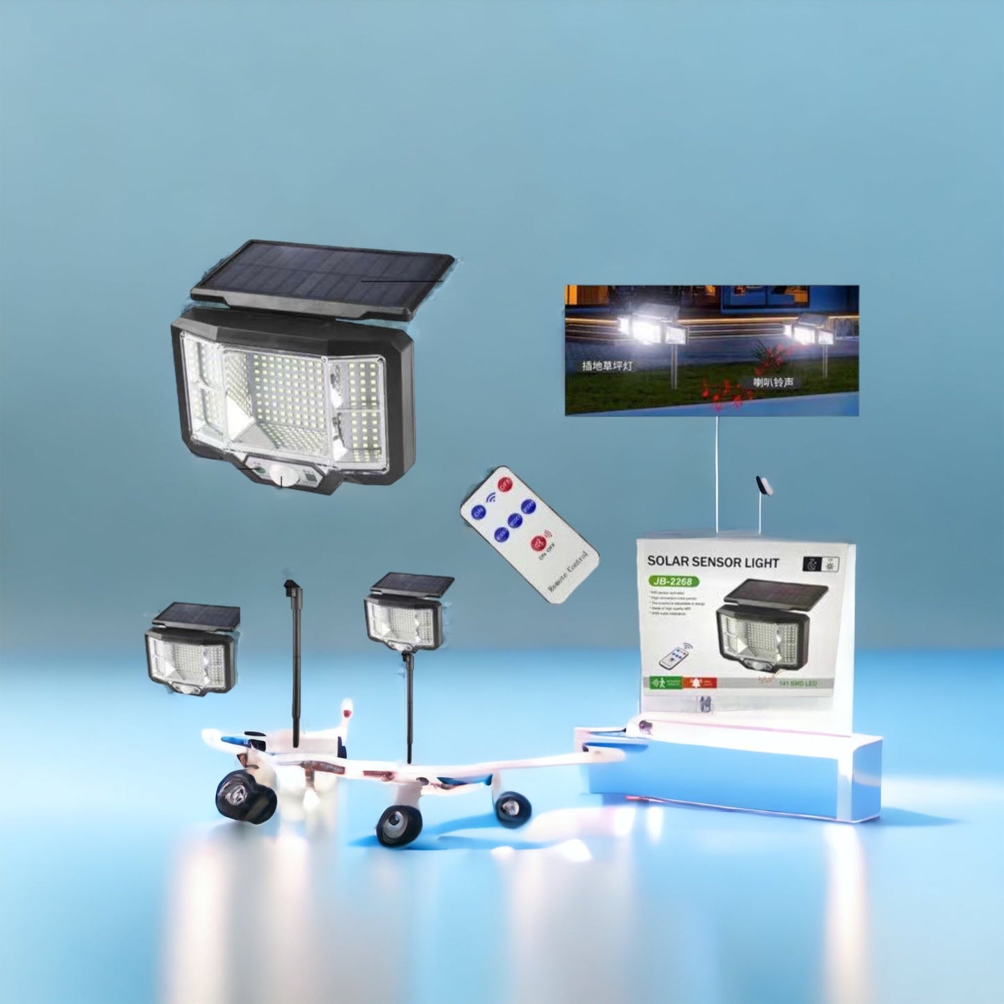 Rynx | Solar Sensor Wall Light Super Bright