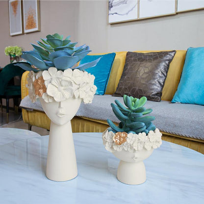 Rynx | FloraCrown Flower Crown Vase | Handmade Flower Decoration | Elegant Home Accents | Various Sizes