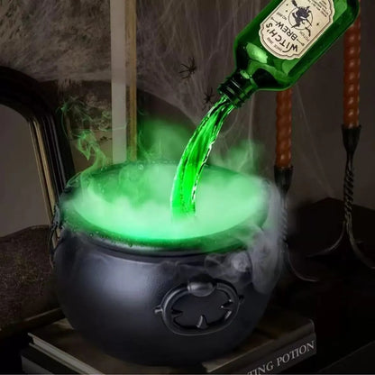 Rynx | Cauldron decoration – with floating magic bottle & fog effect