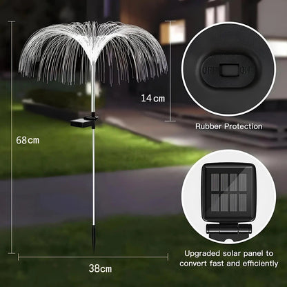 Rynx | Solar Garden Light Jellyfish – Hypnotic Color Change at Night