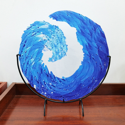 Rynx | WaveFlow artistic glass art of the majestic sea