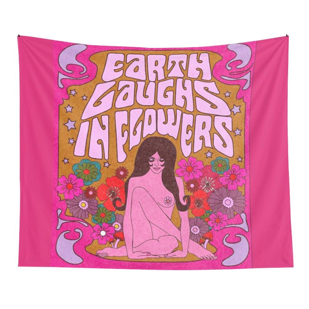 Rynx | Earth laughs in flowers tapestry