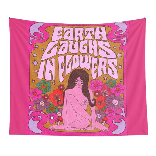 Rynx | Earth laughs in flowers tapestry