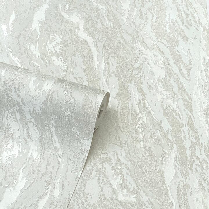 Rynx | Inglot Cream Marbled Patterned Textured Wallpaper