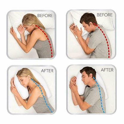 Rynx | Orthopedic side sleeper pillow with ear hole