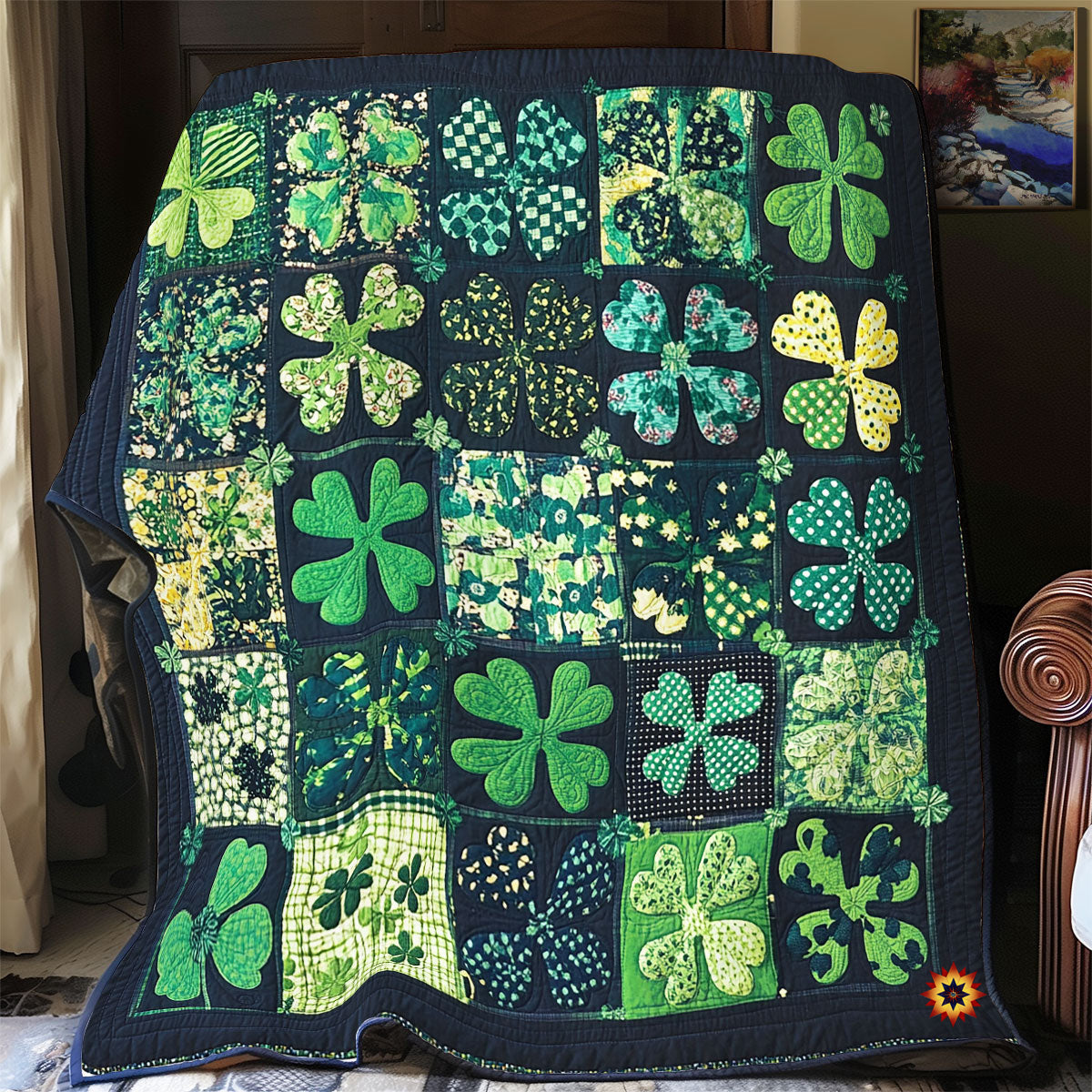 Rynx | Irish Luck Four-Leaf Blanket