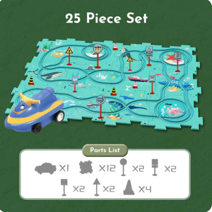 Rynx | Kids Track Car Set