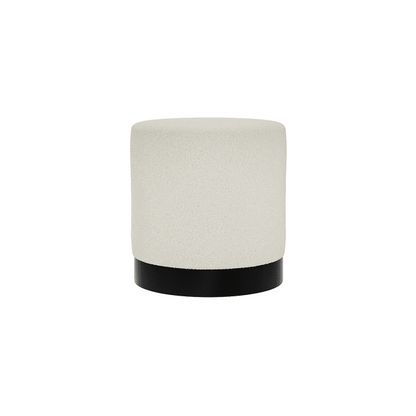 Rynx | Jaycee Cream Boucle & Black Medium Round Pallet