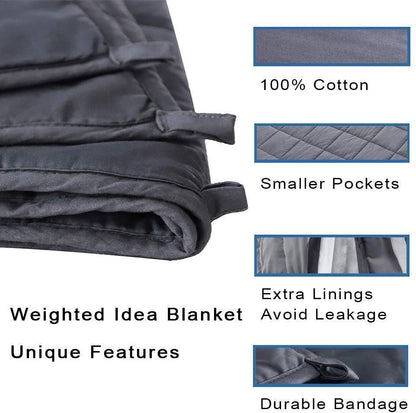 Rynx | Kathy Ireland Weighted Blanket with Glass Beads