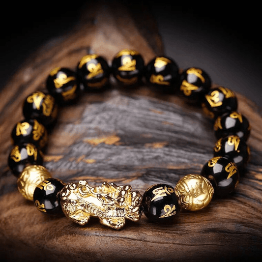 RYNX | Black Obsidian Pi Xiu Bracelet