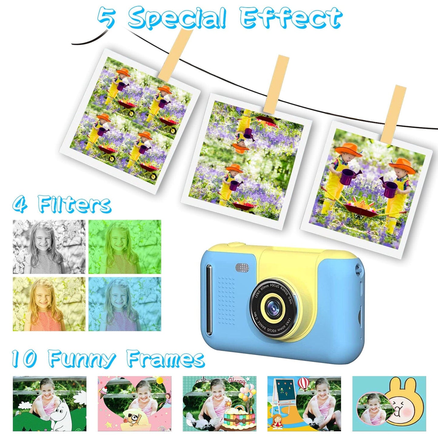 Rynx | Kids Digital Camera with Rotatable Lens