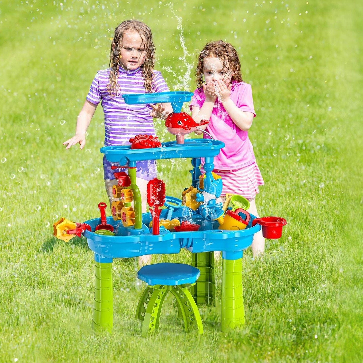 Rynx | Children's Sand Water Table for 3-6 Years Old Sensory Training Friendship Building