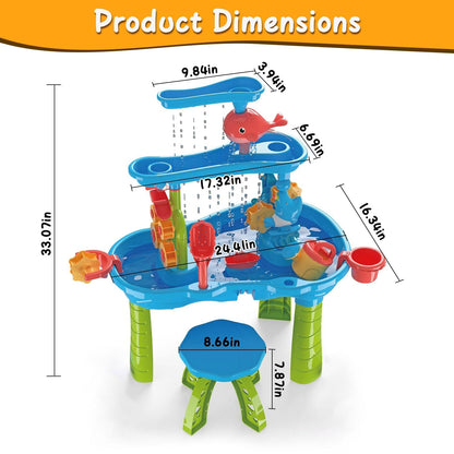Rynx | Children's Sand Water Table for 3-6 Years Old Sensory Training Friendship Building