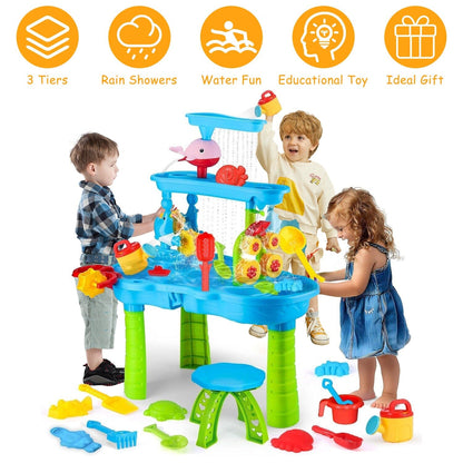 Rynx | Children's Sand Water Table for 3-6 Years Old Sensory Training Friendship Building