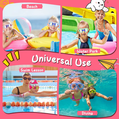 Rynx | Children's swimming goggles with earplugs UV protection anti-fog leak-proof
