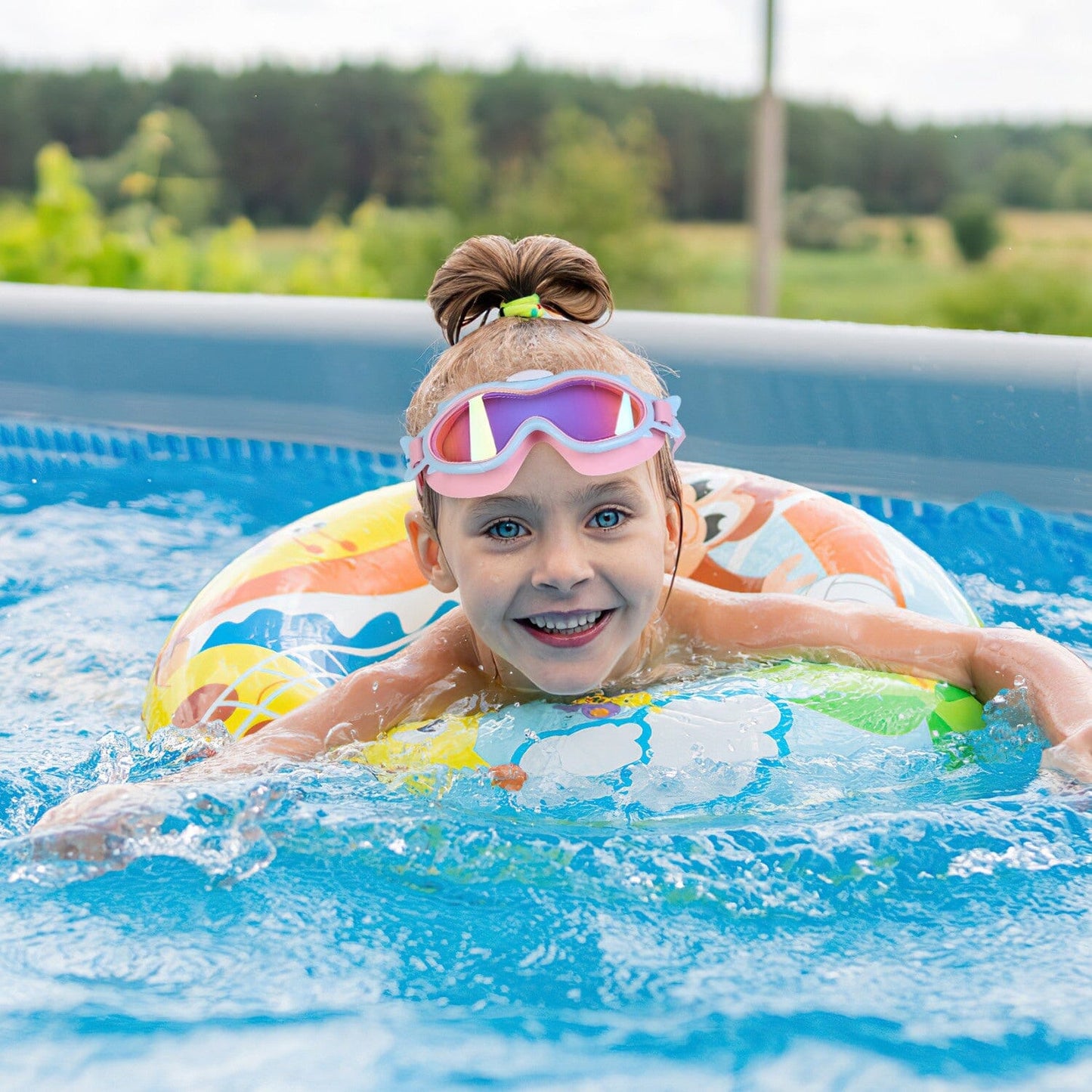 Rynx | Children's swimming goggles with earplugs UV protection anti-fog leak-proof