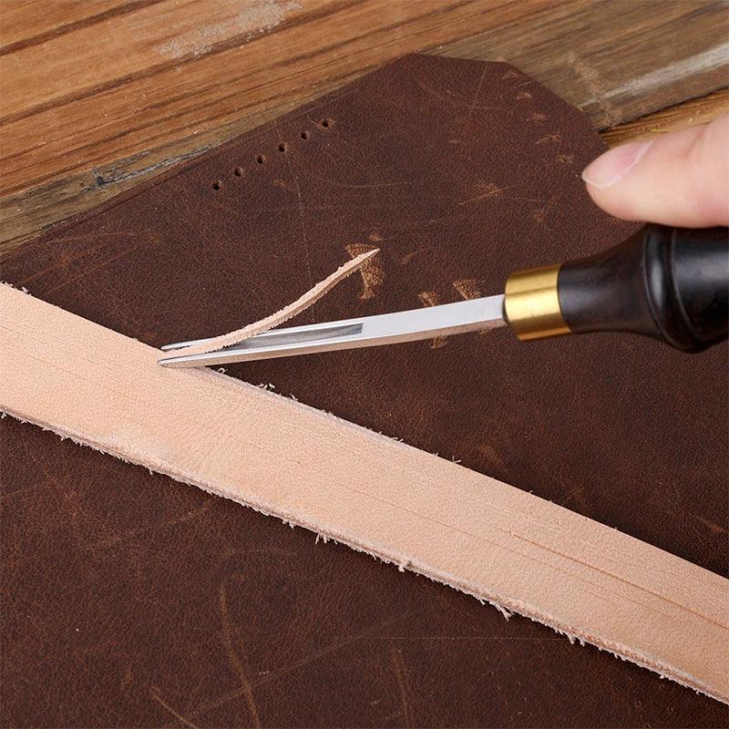 Rynx | Precision Edge Beveling Tool Set for Leather Craft - Ergonomic Design for Perfect Finish